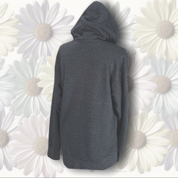 Nike Charcoal Hoodie - M - Embroidered Logo - Picture 2 of 13